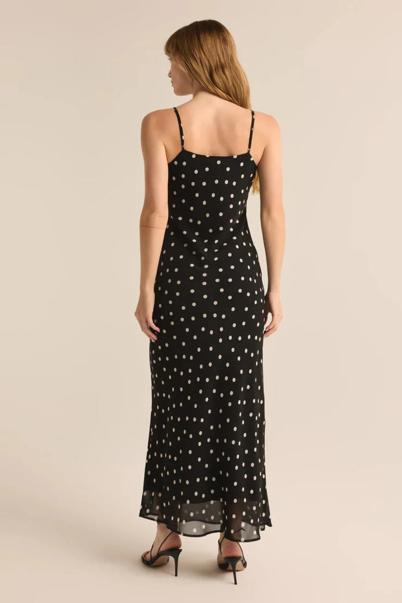 POLKA DOT SLIP DRESS