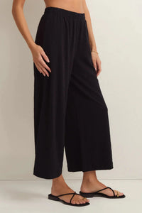 TEXTURED WIDE LEG PANT