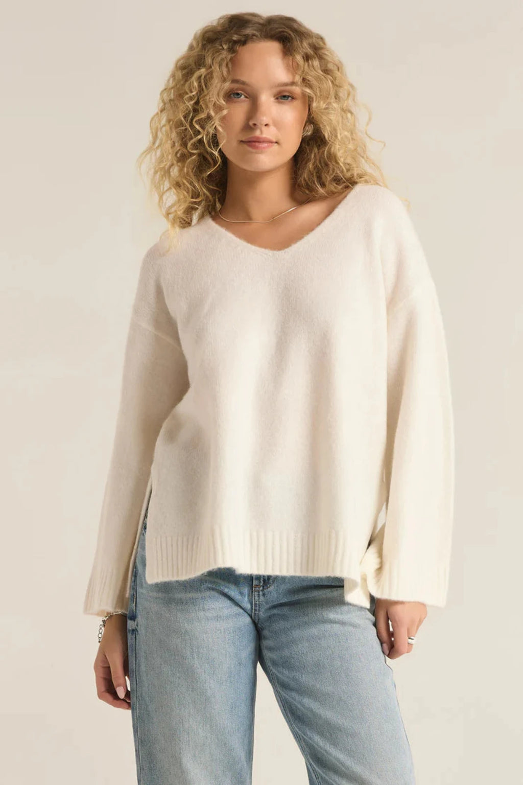 SPLIT SIDES SWEATER
