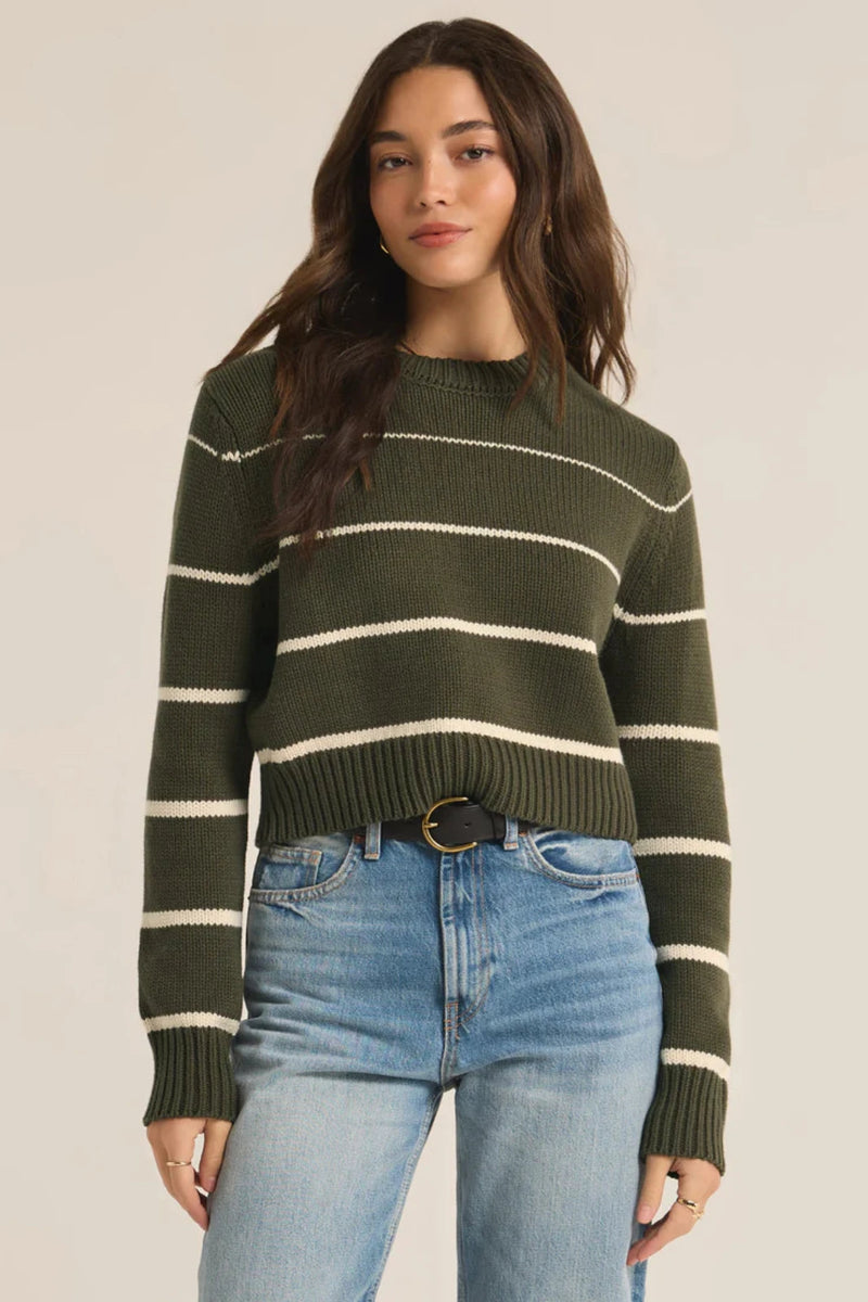 STRIPE KNIT SWEATER