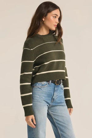 STRIPE KNIT SWEATER