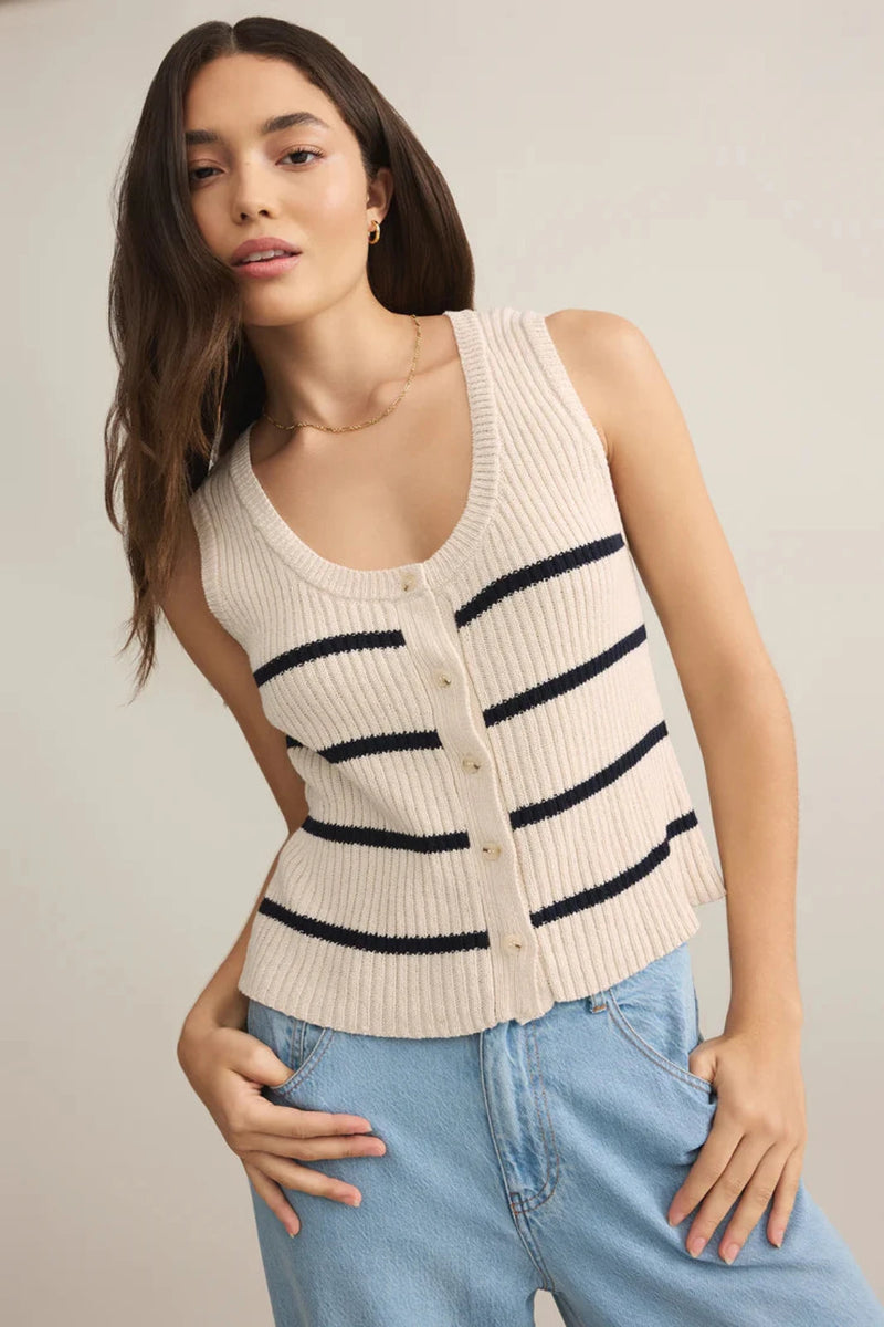 STRIPE SWEATER VEST