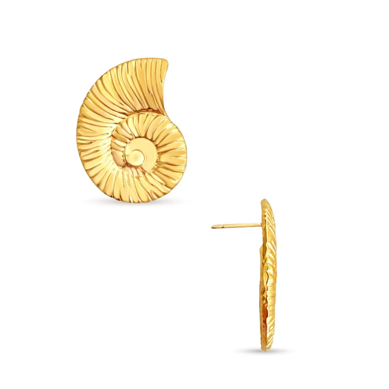 OVERSIZED SHELL EARRING