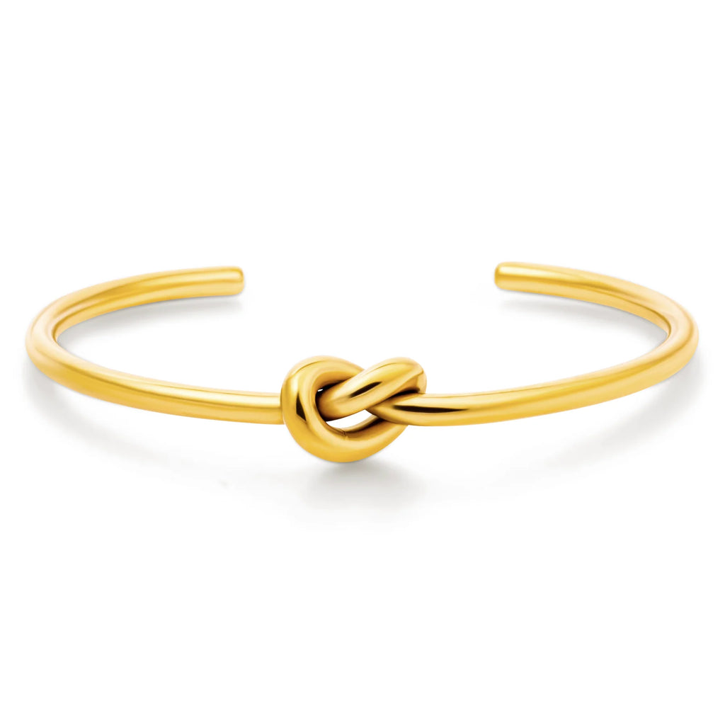 KNOTTED CUFF BRACELET