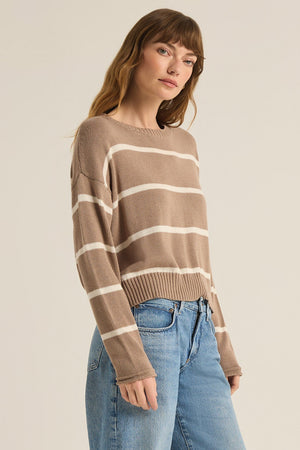 STRIPE KNIT SWEATER