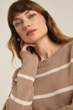 STRIPE KNIT SWEATER