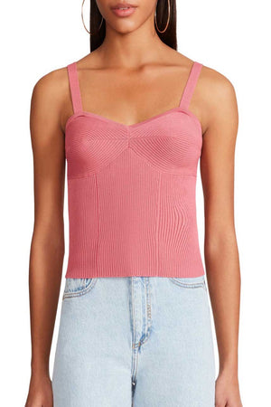 RIBKNIT BUSTIER TANK