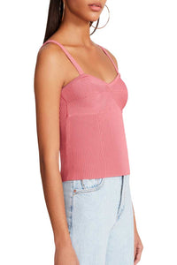 RIBKNIT BUSTIER TANK